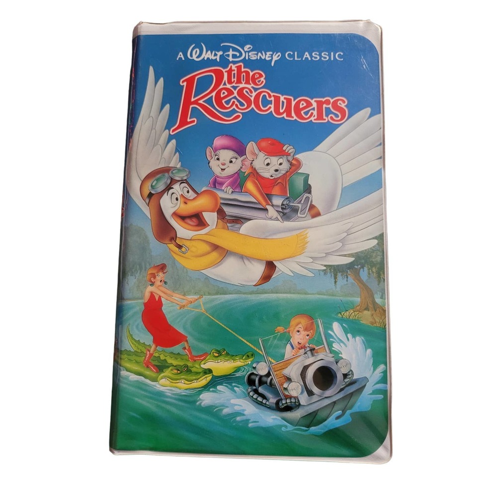 The Rescuers‎ VHS Black Diamond, Vintage Disney Classic, Collectible Tape